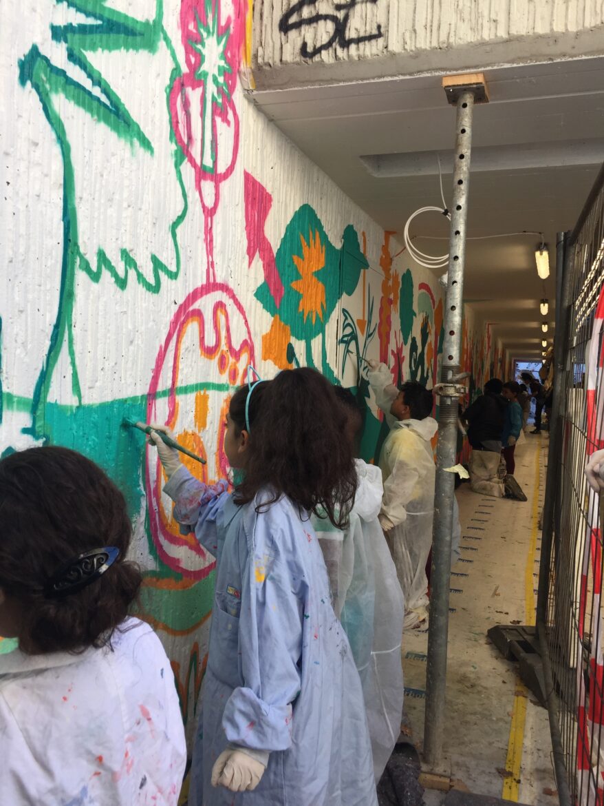 SOUS-VOIE DE L’AVENUE DE L’AIN, UN CHANTIER PARTICIPATIF